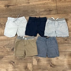 Bundle of 5 Cat & Jack Boys Baby/Toddler Shorts